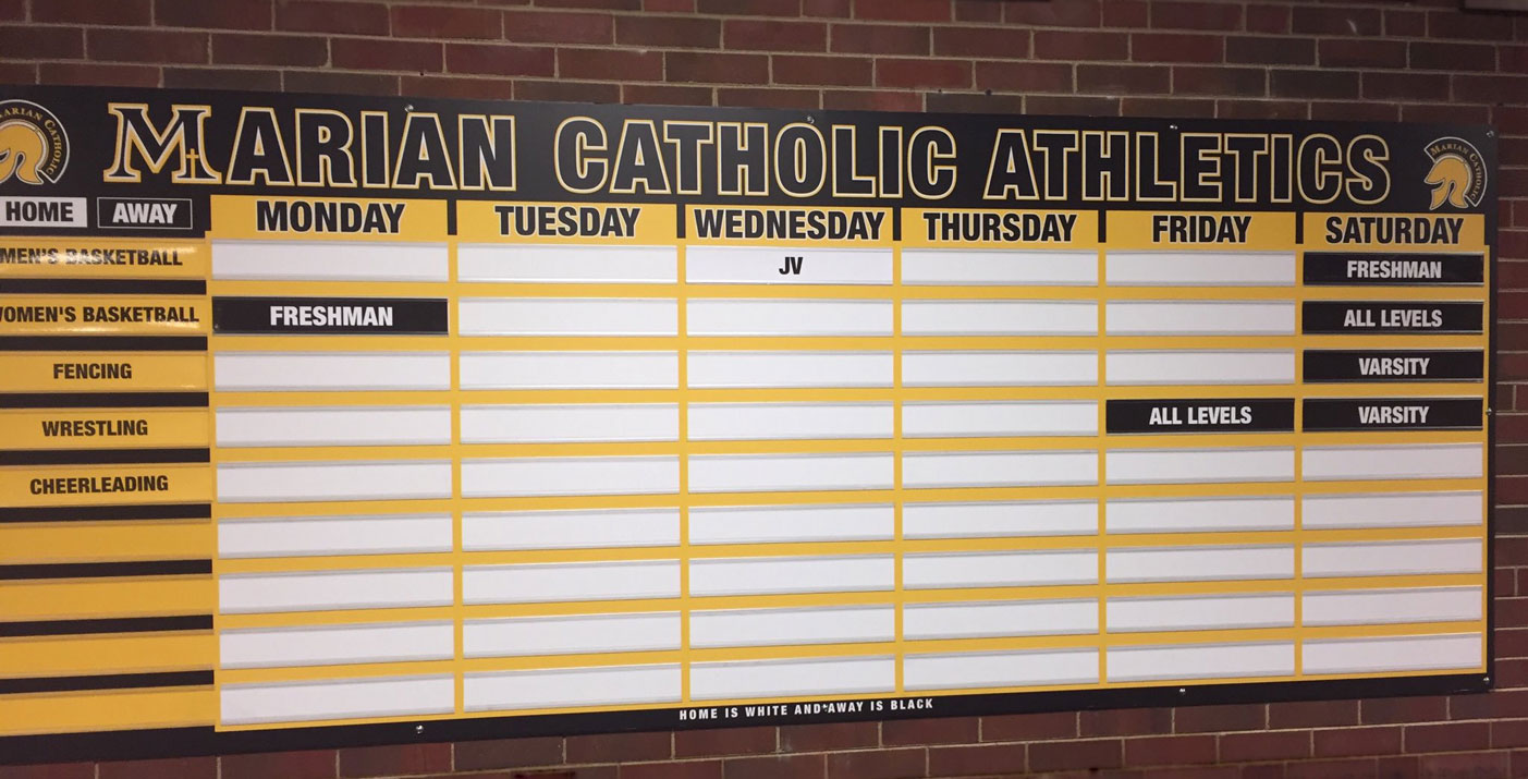 sports record board example